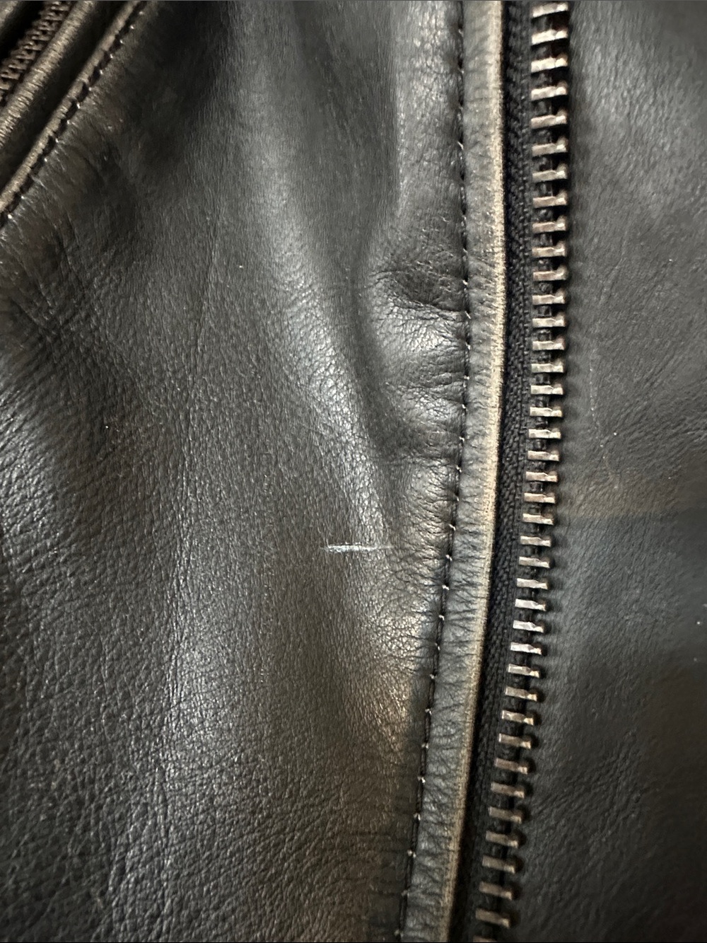 Vintage Black Leather Danier Biker Jacket - Picture 9 of 12